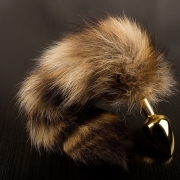 Анальные пробки золотистый