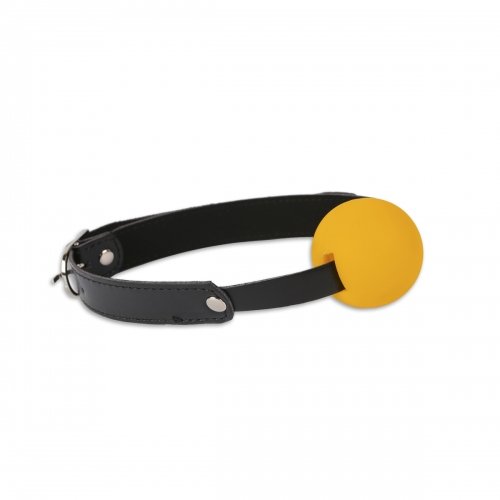Кляп, черный с шариком