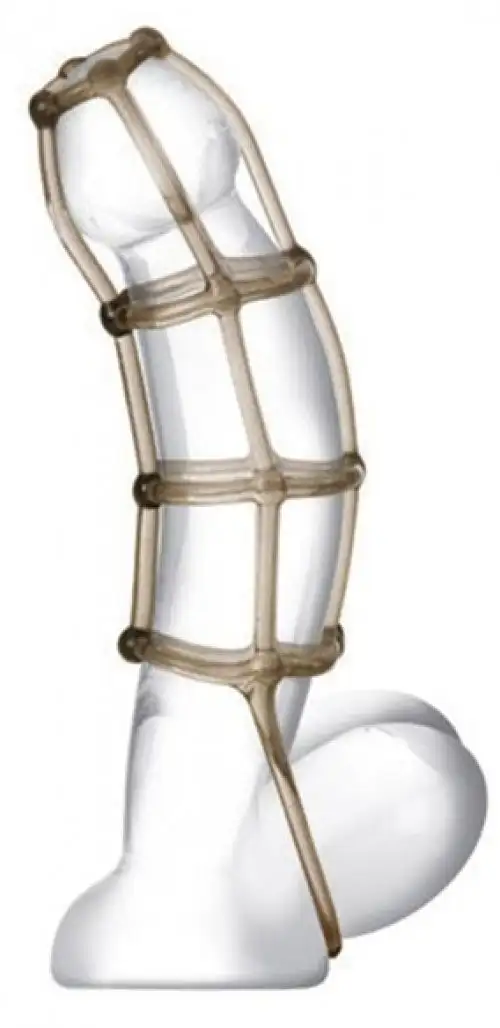 Эрекционная насадка COCK CAGE ENHANСER SMOKE photo 1