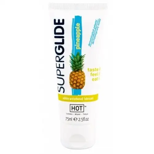 Съедобный лубрикант SUPERGLIDE PINEAPPLE 75 ML photo 1