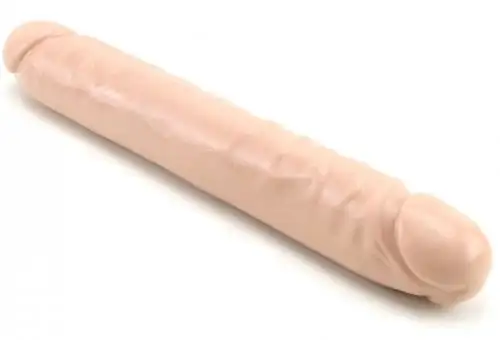 Фаллоимитатор двойной DOUBLE HEADER 12 WHITE photo 1