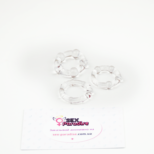 Силиконовые эрекционные кольца Stay Hard photo 1
