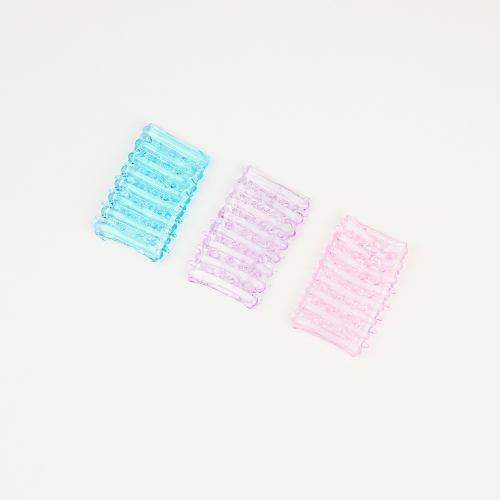 Силиконовая насадка на пенис с мелкими пупырышками photo 1