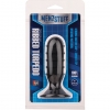 Анальная пробка Menzstuff Ribbed Torpedo Dong 4inch, черная photo 2