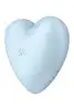 Вакуумный стимулятор-сердечко с вибрацией Satisfyer Cutie Heart Blue photo 5