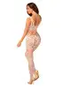 Сетчатый бодистокинг с имитацией топа и шорт Obsessive Bodystocking G330 XL/XXL, white, с доступом photo 2