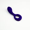Анатомический вибратор для обоих партнёров Gpop - Royal Blue photo 6
