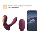 Смарт-вибратор в трусики Zalo - AYA Velvet Purple, насадка и пульт ДУ photo 2