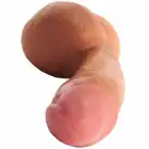 Фаллоимитатор ADAM'S PLEASURESKIN COCK, LIGHT  photo 5