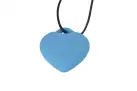 Мини-вибратор «Сердечко» FairyGasm PleasureStone blue, 9 режимов, на шнурке photo 3