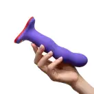 Фаллоимитатор Fun Factory BOUNCER, фиолетовый, шарики внутри, эффект вибрации, диаметр 3,9 см photo 6