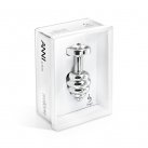 Анальная пробка металлическая со стразами Сваровски Diogol Ano silver, 30 мм photo 2