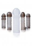 Набор насадок на член Vibrating Penis Sleeve Kit photo 1