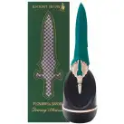 Изысканный вибратор Knight Jenay FLOWERS & SWORD, маска, лента и лубрикант в комплекте photo 5