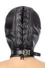 Капюшон с кляпом для БДСМ Fetish Tentation BDSM hood in leatherette with removable gag photo 2