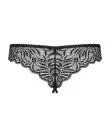 Кружевные танга с доступом Obsessive Contica crothchles thong L/XL, черные photo 4