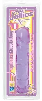 Фаллоимитатор CRYSTAL JELLIES CLASSIC PURPLE 8 photo 2