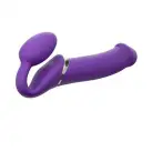 Безремневой страпон с вибрацией Strap-On-Me Vibrating Violet XL, диаметр 4,5см, пульт ДУ, регулируем photo 1